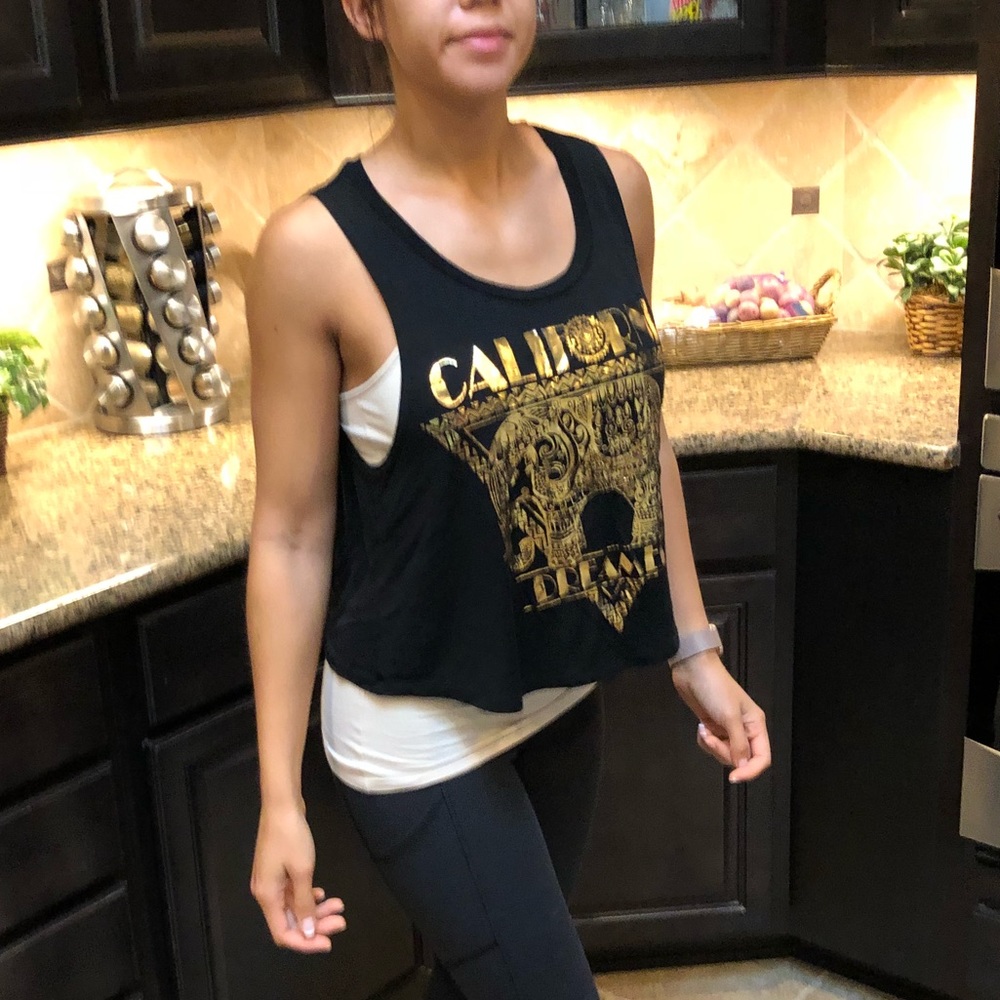 Black Elephant crop top